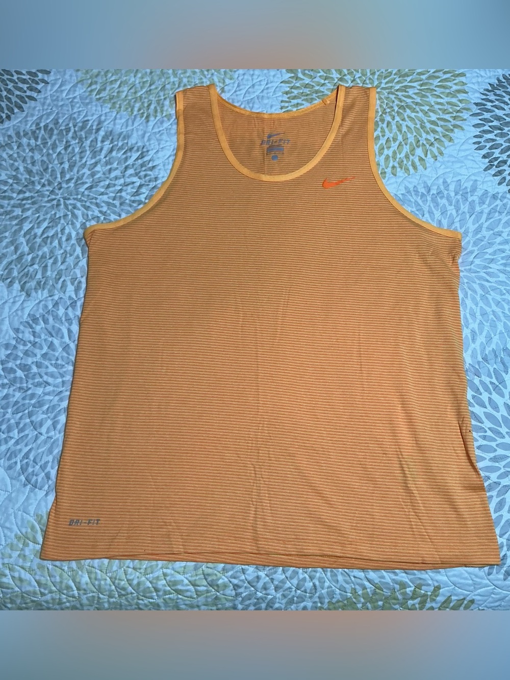 Nike Dri-FIT Striped Athletic Training Tank Top - Men's Large EUC